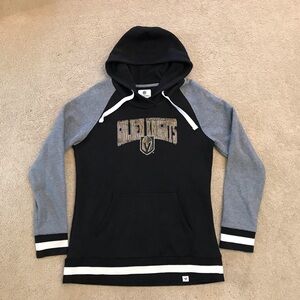 Las Vegas Golden Knights Hockey Hoodie Sweatshirt Fanatics Womens Large Black